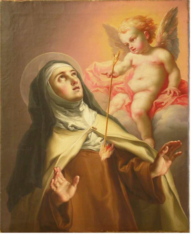 PINTURA: EL ÉXTASIS DE SANTA TERESA, VICENTE LÓPEZ PORTAÑA, 1820 PINTURA: EL ÉXTASIS DE SANTA TERESA, VICENTE LÓPEZ PORTAÑA, 1820