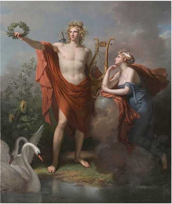 CHARLES MEYNIER - APOLLO (1798). CHARLES MEYNIER - APOLLO (1798).