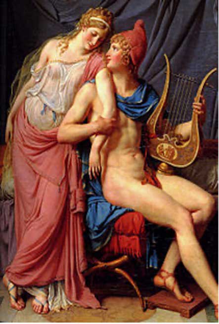 LOS AMORES DE PARÍS Y HELENA, JAQUES-LOUIS DAVIS, 1788. LOS AMORES DE PARÍS Y HELENA, JAQUES-LOUIS DAVIS, 1788.