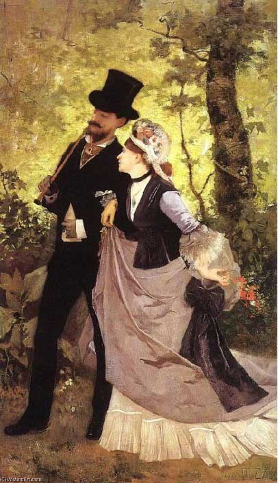 LUNA DE MIEL, ERNEST ANGE DUEZ, 1870