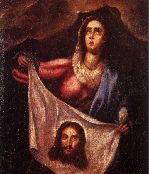 EL PAÑO DE LA VERÓNICA, DOMENICOS THEOTOKOPOLUS, 1577 EL PAÑO DE LA VERÓNICA, DOMENICOS THEOTOKOPOLUS, 1577