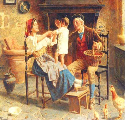 La Alegría de Vivir, Eugenio Zampighi, 1900 La Alegría de Vivir, Eugenio Zampighi, 1900