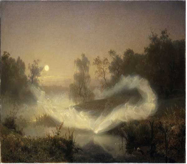 El baile de las hadas, Karl Wilhelm Diefenbach, 1895 El baile de las hadas, Karl Wilhelm Diefenbach, 1895