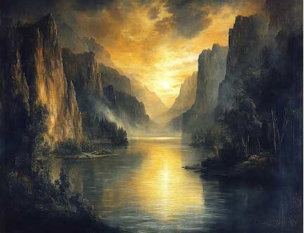 Albert Bierstad, 1867, Lago en la Sierra nevada Albert Bierstad, 1867, Lago en la Sierra nevada