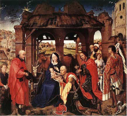 Roger Van Der Weiden, Adoración de los Magos, 1425 Roger Van Der Weiden, Adoración de los Magos, 1425