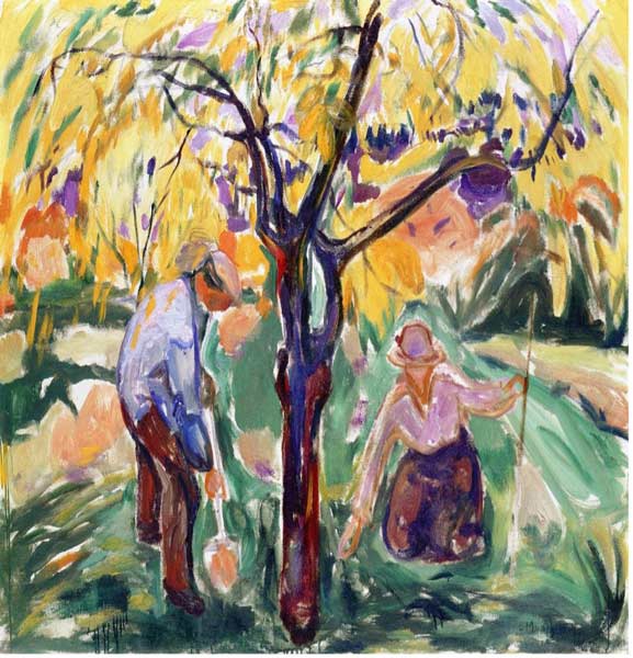 El Manzano, 1921 de Ernst Ludwig Kirchner El Manzano, 1921 de Ernst Ludwig Kirchner