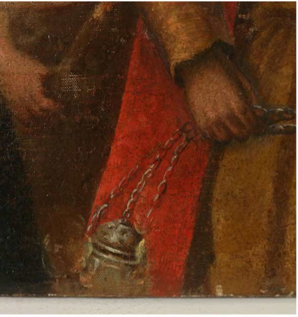 Salomón Ofrece Incienso, Obra de la Escuela Italiana sin autor, 1700 Salomón Ofrece Incienso, Obra de la Escuela Italiana sin autor, 1700