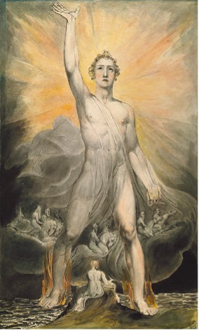 EL ÁNGEL DEL APOCALIPSIS. WILLIAM BLAKE, 1805