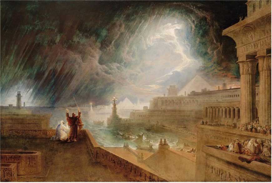 LA SÉPTIMA PLAGA, JOHN MARTIN, 1823