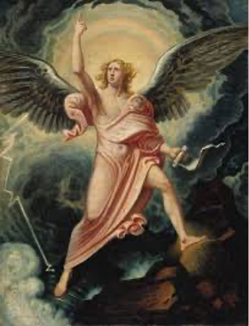 EL ÁNGEL QUE PROCLAMA EL FINAL DE LOS TIEMPOS, JAMES JUSTUS TUCKER, 1820 EL ÁNGEL QUE PROCLAMA EL FINAL DE LOS TIEMPOS, JAMES JUSTUS TUCKER, 1820