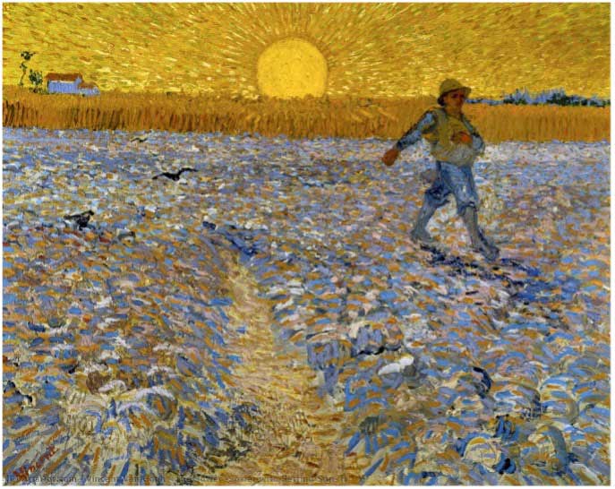 EL SEMBRADOR, VINCENT VAN GOGH, 1888 EL SEMBRADOR, VINCENT VAN GOGH, 1888