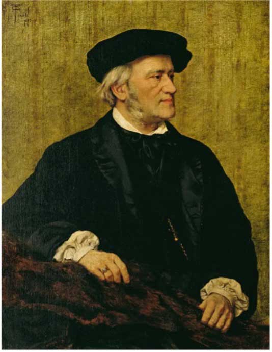 Retrato de Richard Wagner, Giuseppe Tivoli, 1883 Retrato de Richard Wagner, Giuseppe Tivoli, 1883