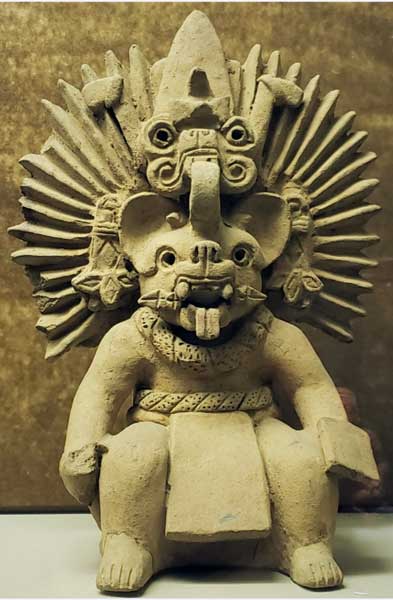 El dios murciélago, Cultura Zapoteca. El dios murciélago, Cultura Zapoteca.