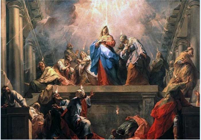 El Fuego del Pentecostés, Jean II Restout, 1732 El Fuego del Pentecostés, Jean II Restout, 1732
