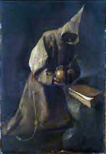San Francisco en meditación, Francisco de Zurbarán, 1632 San Francisco en meditación, Francisco de Zurbarán, 1632