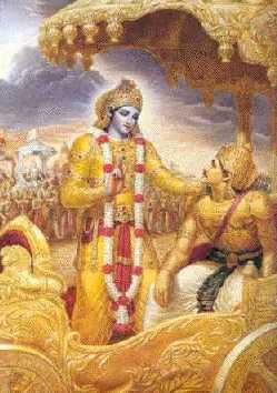 Krishna y Arjuna