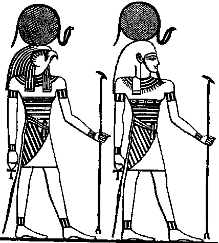 Osiris y Horus
