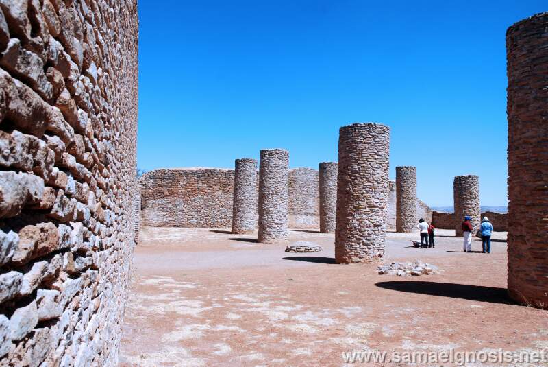 Templo de las Doce Columnas. La Quemada