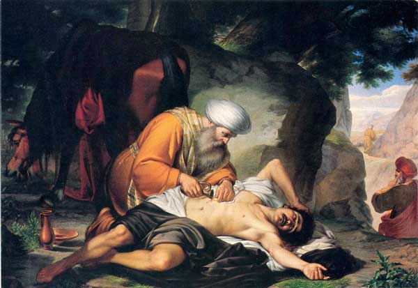 Imagen: La parábola del buen samaritano, obra del artista italiano Giacomo Conti