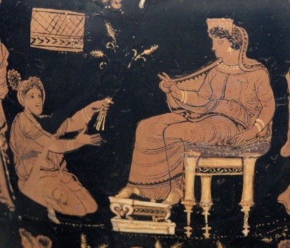 Figura 4 - Deméter y Metanira. ca. 340 BC