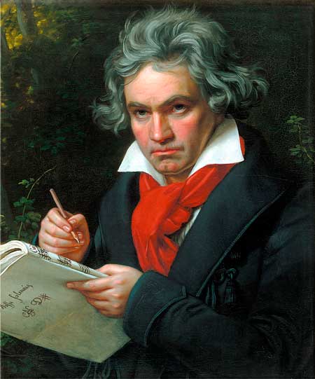 Ludwig Van Beethoven de Joseph Karl Stieler 1820 