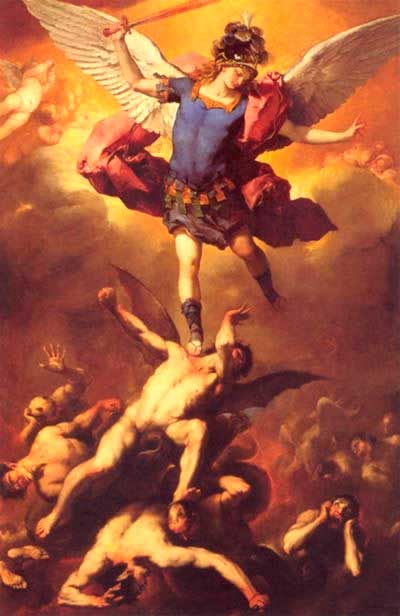 Caída de los ángeles rebeldes. Luca Giordano. 1666