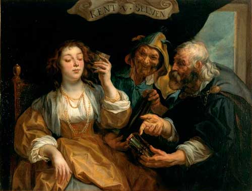 Imagen: Conócete a ti mismo – Jóvenes entre el vicio y la virtud. Jacob Jordaens (1593-1678)