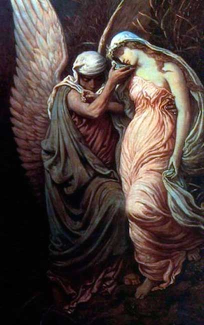 El Ángel de la Muerte. Evelyn Pickering de Morgan. 1880 