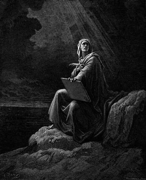Imagen: Gustave Doré's St. John on Patmos. 1866 Imagen: Gustave Doré's St. John on Patmos. 1866