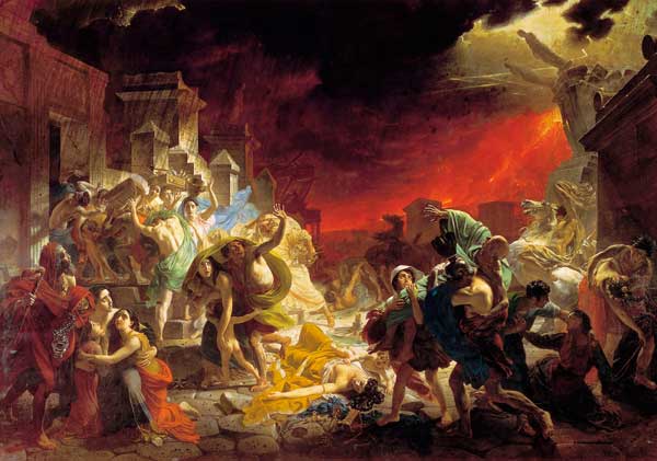 Imagen: Los últimos días de Pompeya, Karl Briulov (1830 y 1833) Imagen: Los últimos días de Pompeya, Karl Briulov (1830 y 1833)