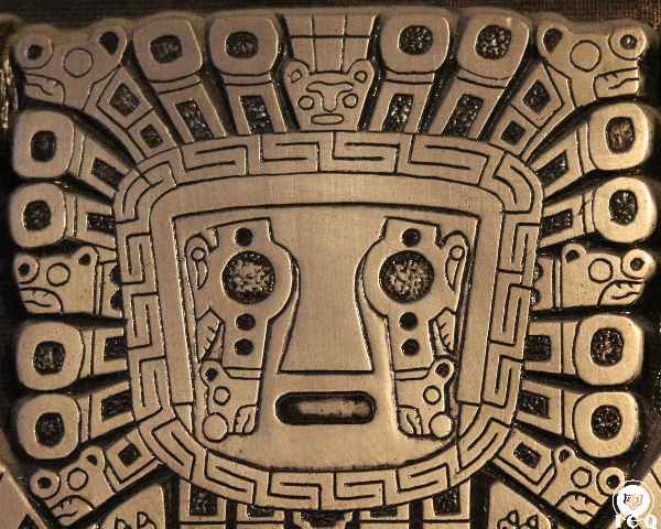 Rostro. El Señor de los dos Báculos. Tiahuanaco Rostro. El Señor de los dos Báculos. Tiahuanaco