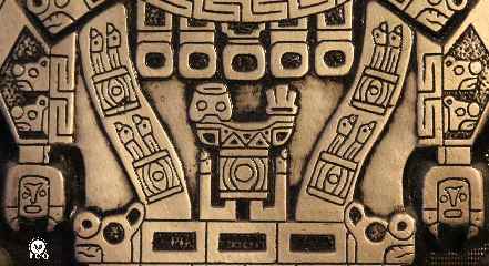 Vestidura. El Señor de los dos Báculos. Tiahuanaco Vestiduras. El Señor de los dos Báculos. Tiahuanaco