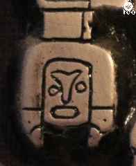 Cabeza. El Señor de los dos Báculos. Tiahuanaco Cabeza. El Señor de los dos Báculos. Tiahuanaco