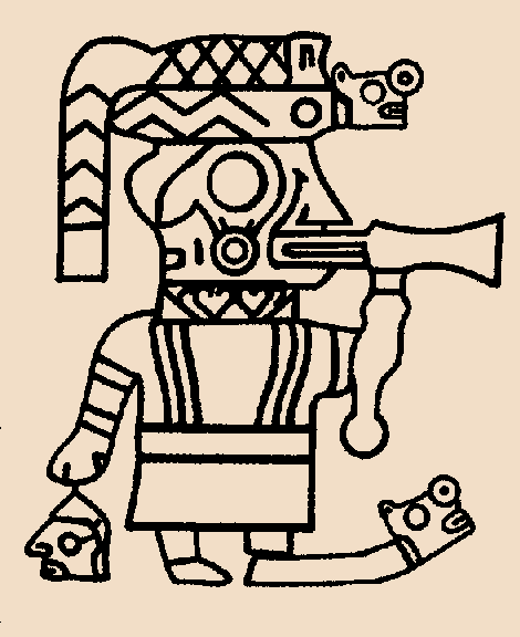 Trompeteros. El Señor de los dos Báculos. Tiahuanaco Trompeteros. El Señor de los dos Báculos. Tiahuanaco