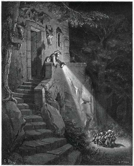 Autor: Gustave Dore. Año: 1860. Nombre: "Fairytale".