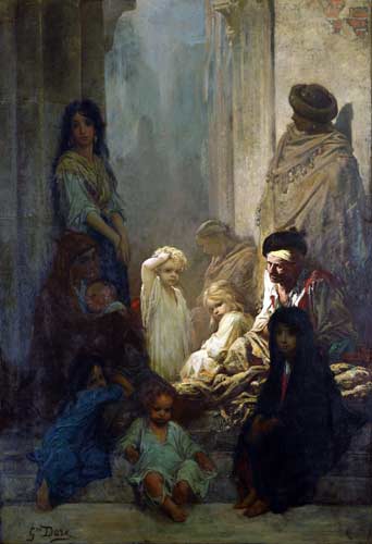 Autor: Gustave Dore, Año: 1868. Nombre: "La siesta, Memoria de España". 
