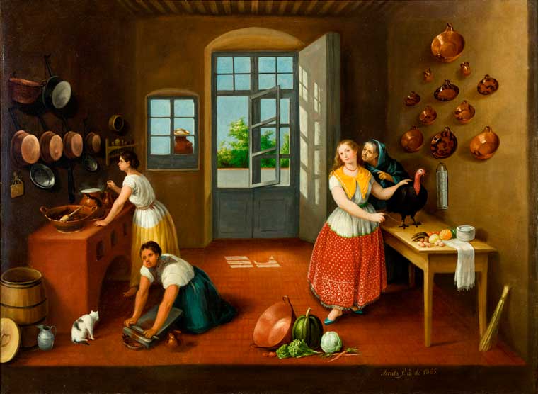 José Agustín Arrieta Nombre: La cocina Poblana año: 1865 José Agustín Arrieta Nombre: La cocina Poblana año: 1865