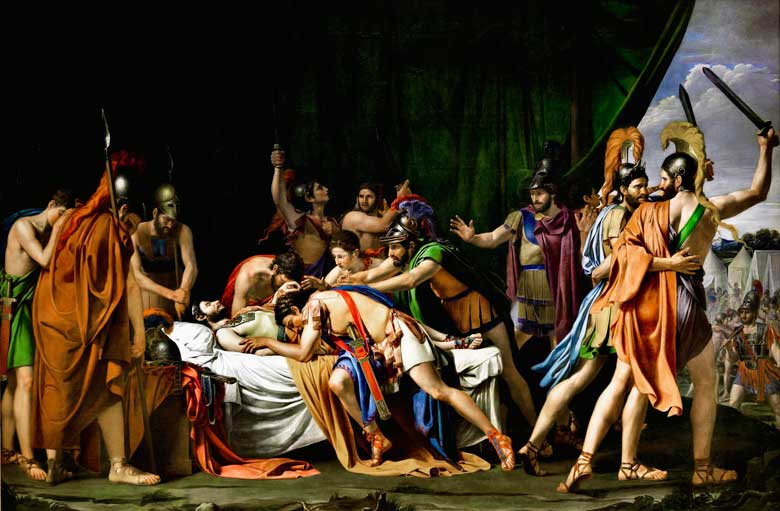 José Madrazo Nombre: La muerte de Viriato año:1807 José Madrazo Nombre: La muerte de Viriato año:1807