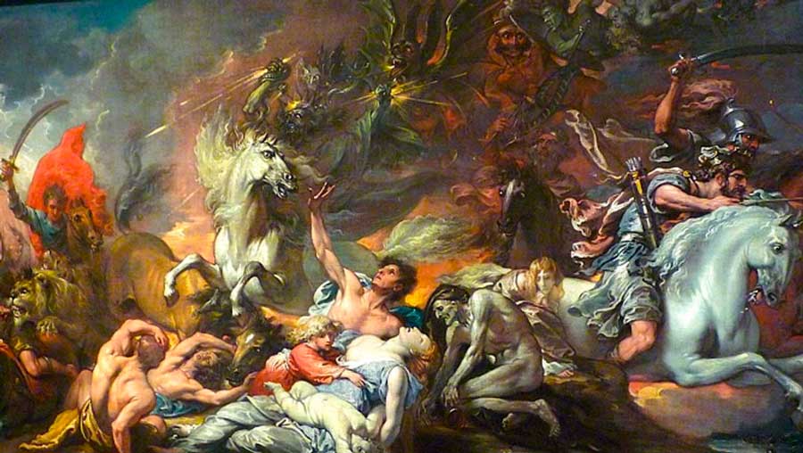 La muerte en un caballo pálido. Autor Batchheizer. Año 1796. La muerte en un caballo pálido. Autor Batchheizer. Año 1796.