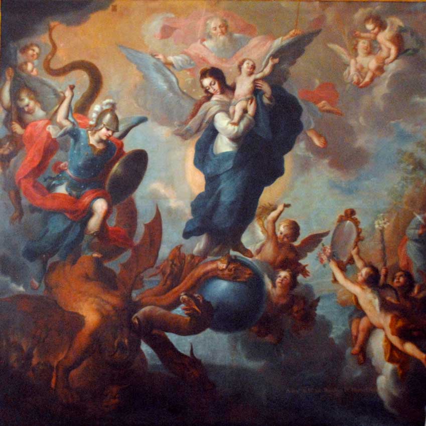 La Virgen del Apocalipsis. 1625.  La Virgen del Apocalipsis. 1625.