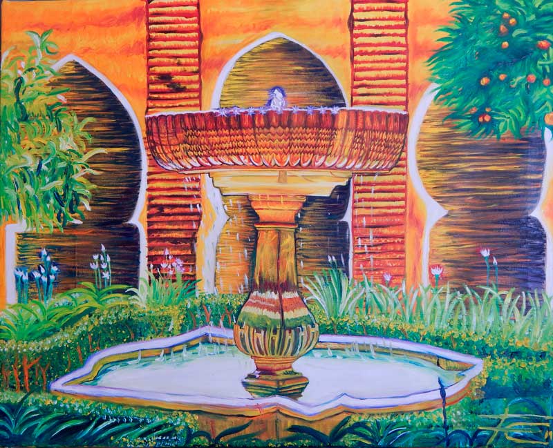 Fuente de la Alhambra. 2019. Fidelia Castro. Fuente de la Alhambra. 2019. Fidelia Castro.