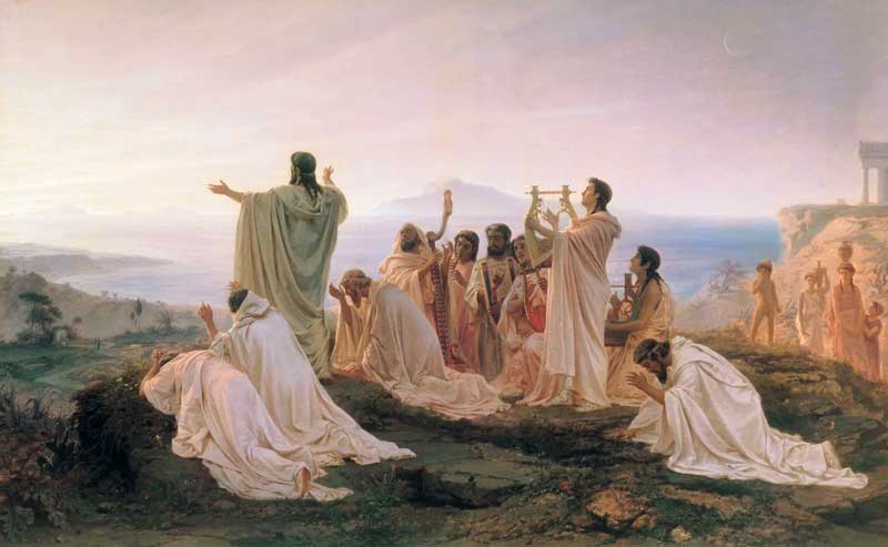 Imagen: Himno al Sol Naciente Año:1869 Autor: Fedor Andreevich Bronnikov