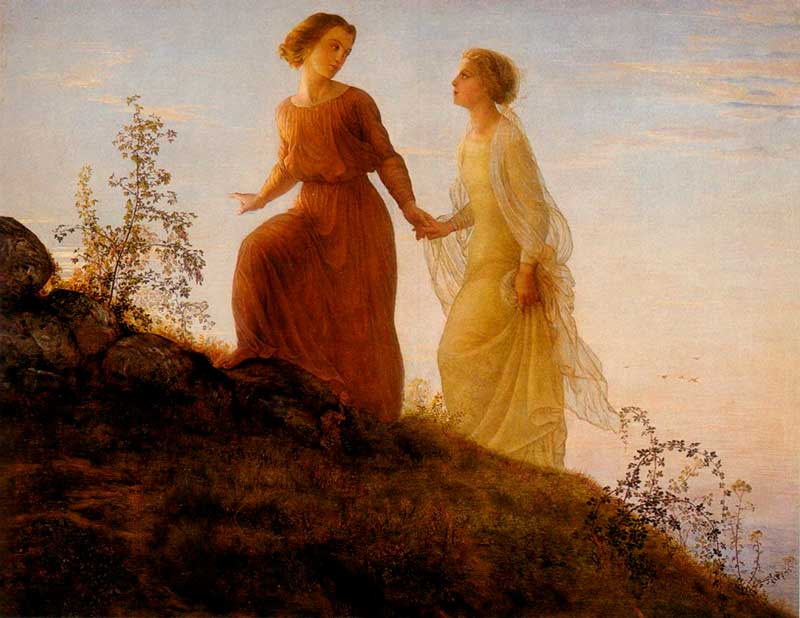 Imágenes: Poema del alma en la montaña autor Louis Janmot año-1850 Imágenes: Poema del alma en la montaña autor Louis Janmot año-1850