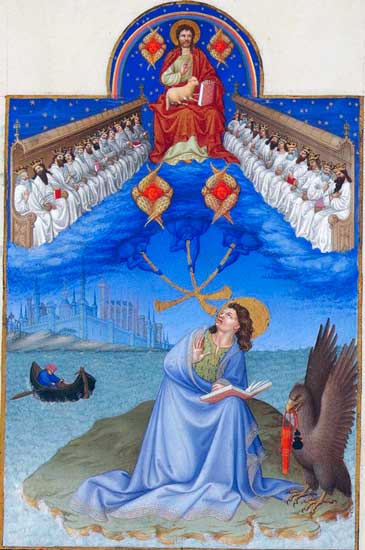 Imagen 2: Juan de Patmos. Limbourg brothers. 1411-1416