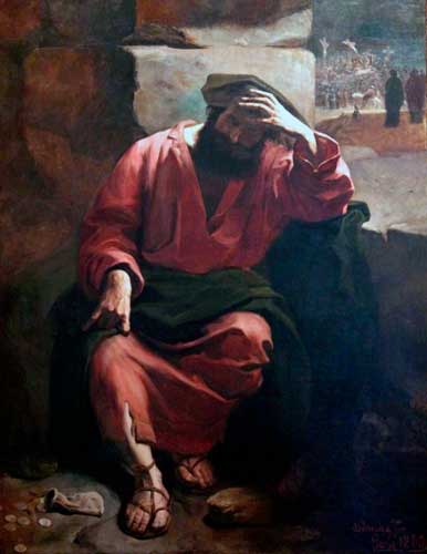 Imagen 2: Almeida Júnior - Remorso de Judas, 1880. Imagen 2: Almeida Júnior - Remorso de Judas, 1880.