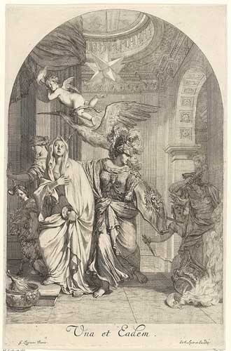 Imagen 2: Minerva beschermt drie Deugden, Gerard de Lairesse, 1688-1670.