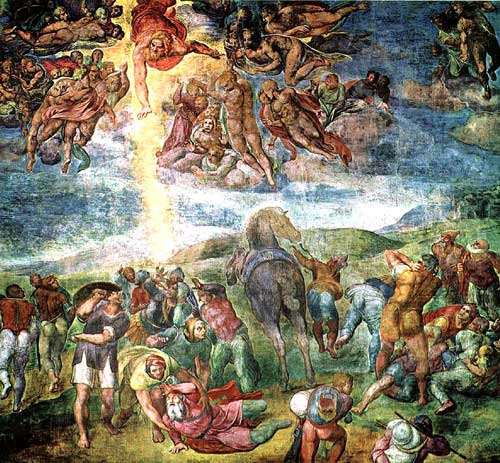 Imagen 3: La conversión de San Pablo (1542), obra de Miguel Ángel.
