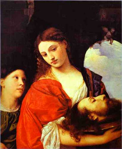 Imagen 2: Salomé. Titian. 1510.