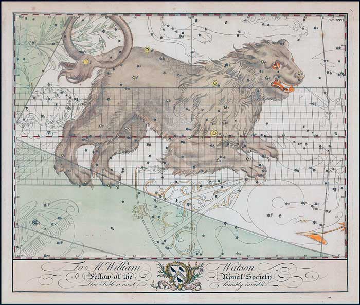 Imagen: John Bevis – Leo. 1750. Imagen: John Bevis – Leo. 1750.