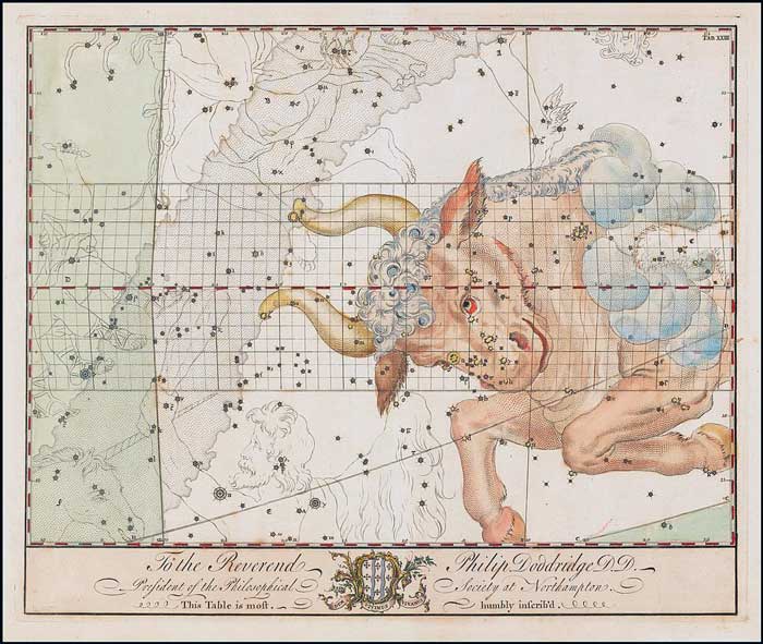 Imagen 1: John Bevis – Tauro. 1750.